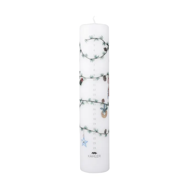 Hammershøi Christmas Advent Candle Ø5 cm - 2026 - Kähler