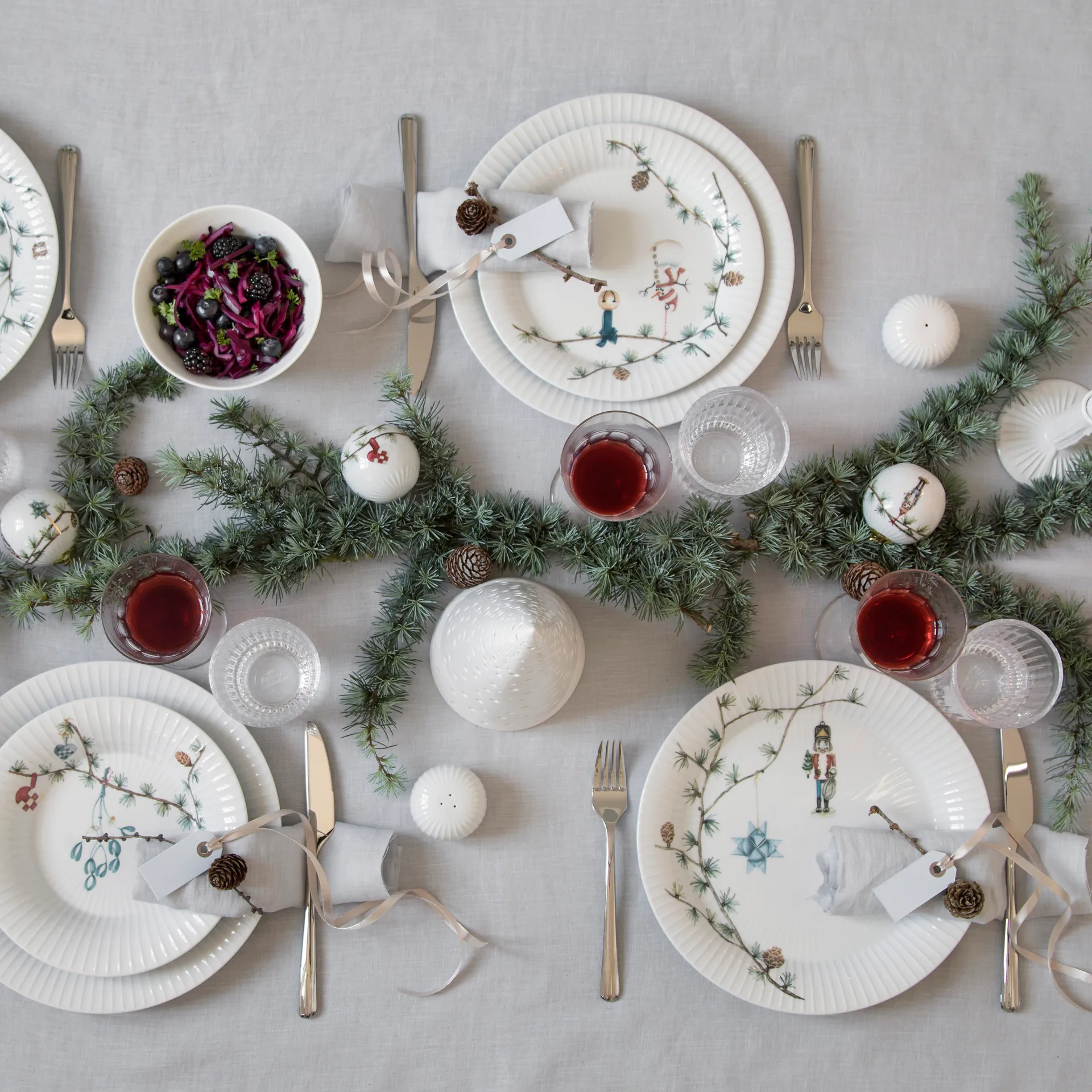 Hammershøi Christmas plate, 27 cm Kähler