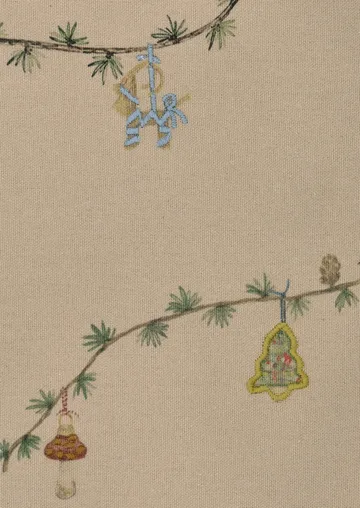 Hammershøi Christmas Tablecloth sand - 150x220 cm - Kähler