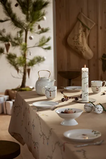 Hammershøi Christmas Tablecloth sand - 150x370 cm - Kähler