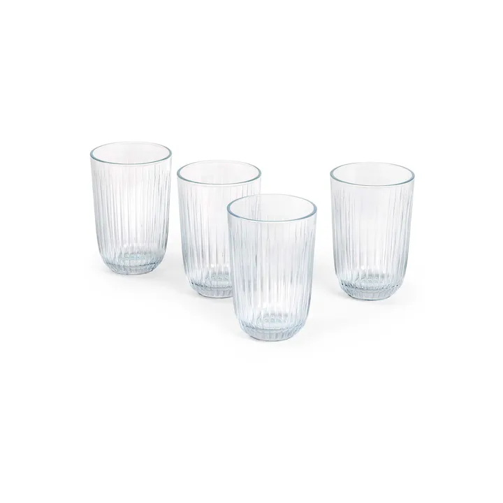 Hammershøi drinking glass 37 cl 4-pack - Clear - Kähler
