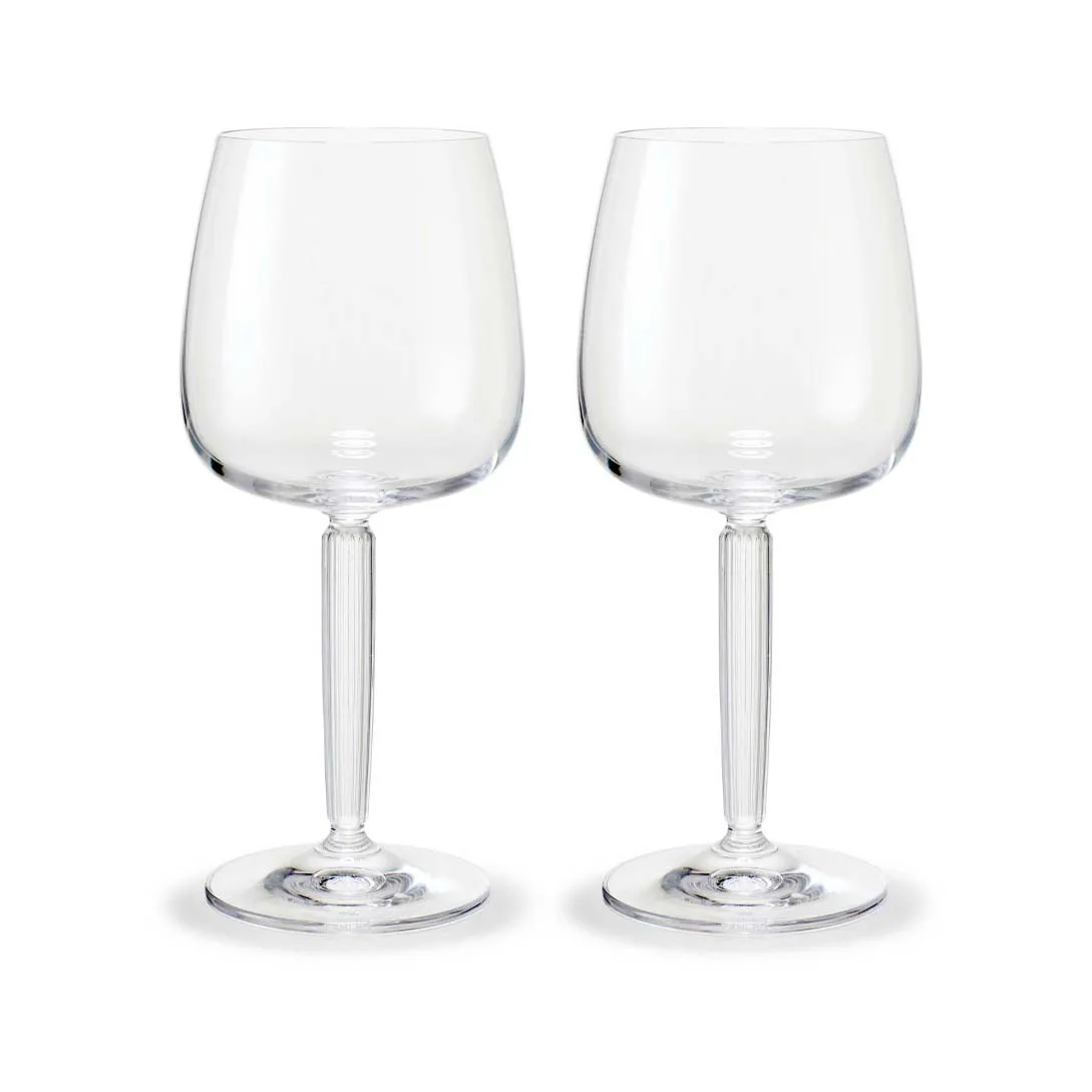 Hammershøi red wine glass 49 cl 2-pack, Clear Kähler
