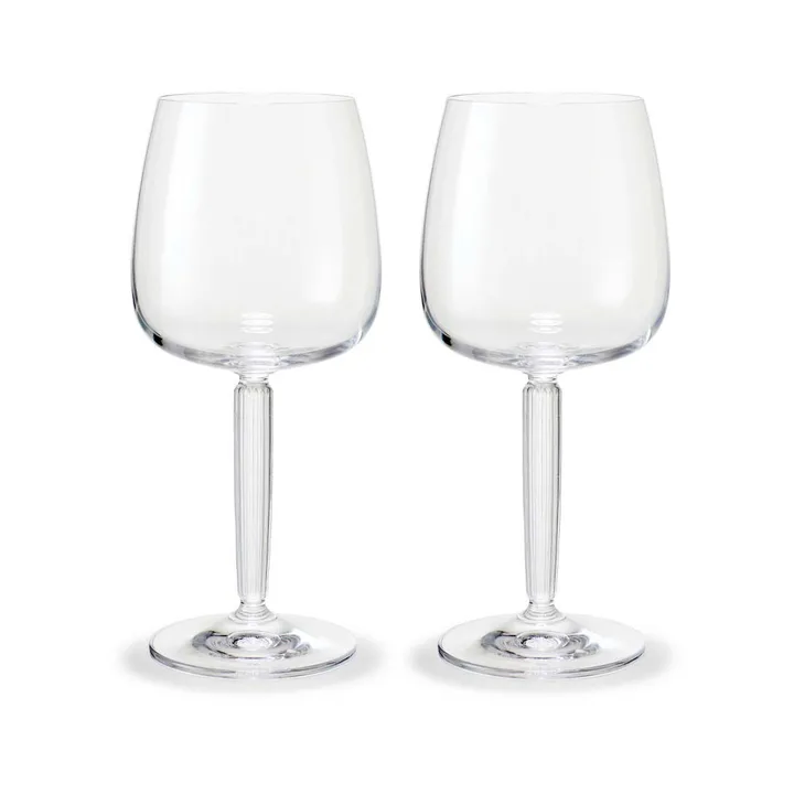 Hammershøi red wine glass 49 cl 2-pack - Clear - Kähler