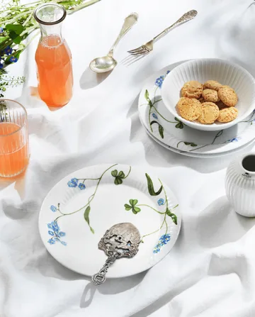 Hammershøi summer plate Ø22 cm - Forget me not - Kähler