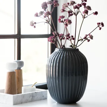 Hammershøi vase large - anthracite grey - Kähler