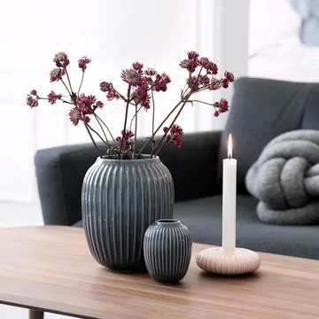 Hammershøi vase medium - anthracite grey - Kähler