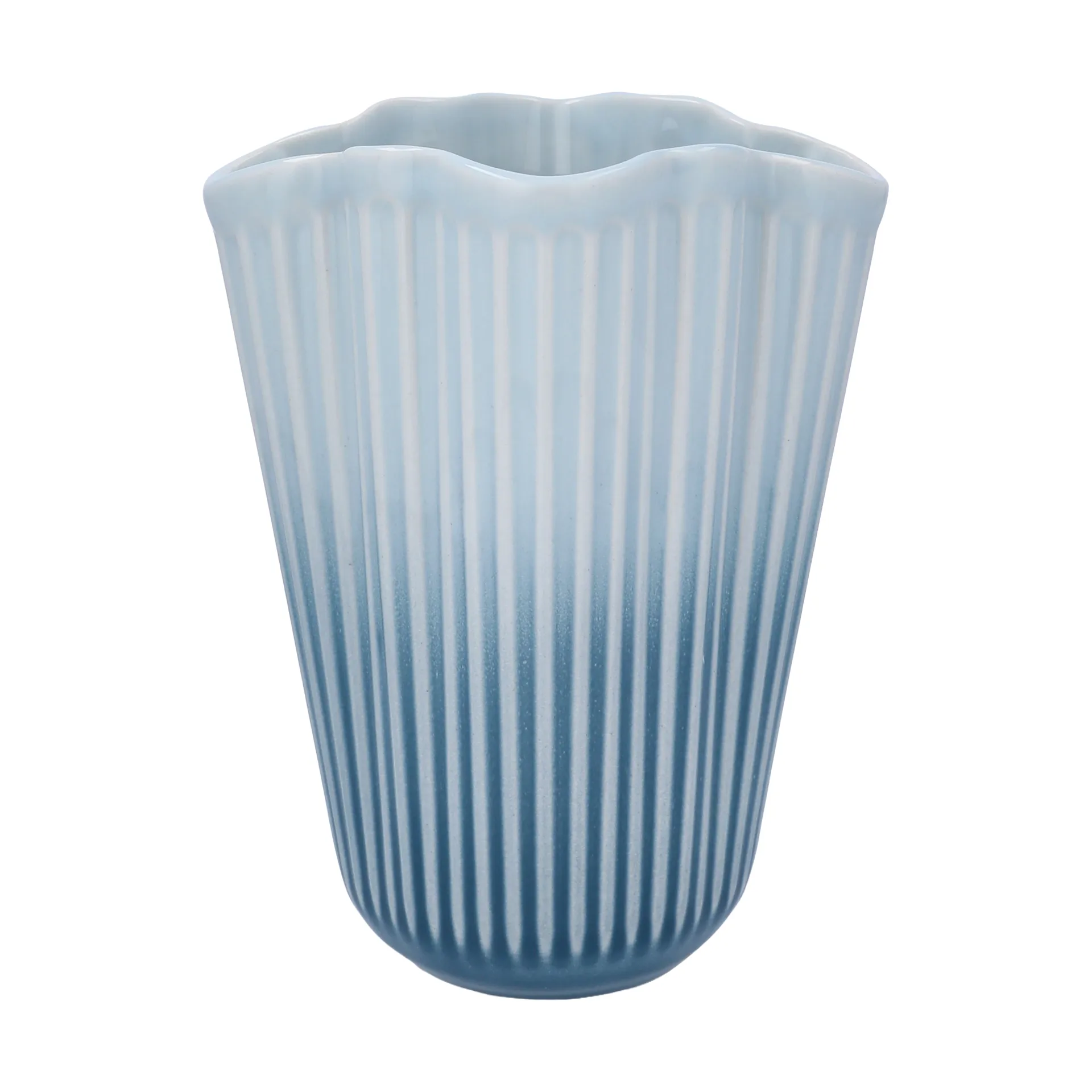 Hammershøi vase unfold, Blue, 20.5 cm Kähler