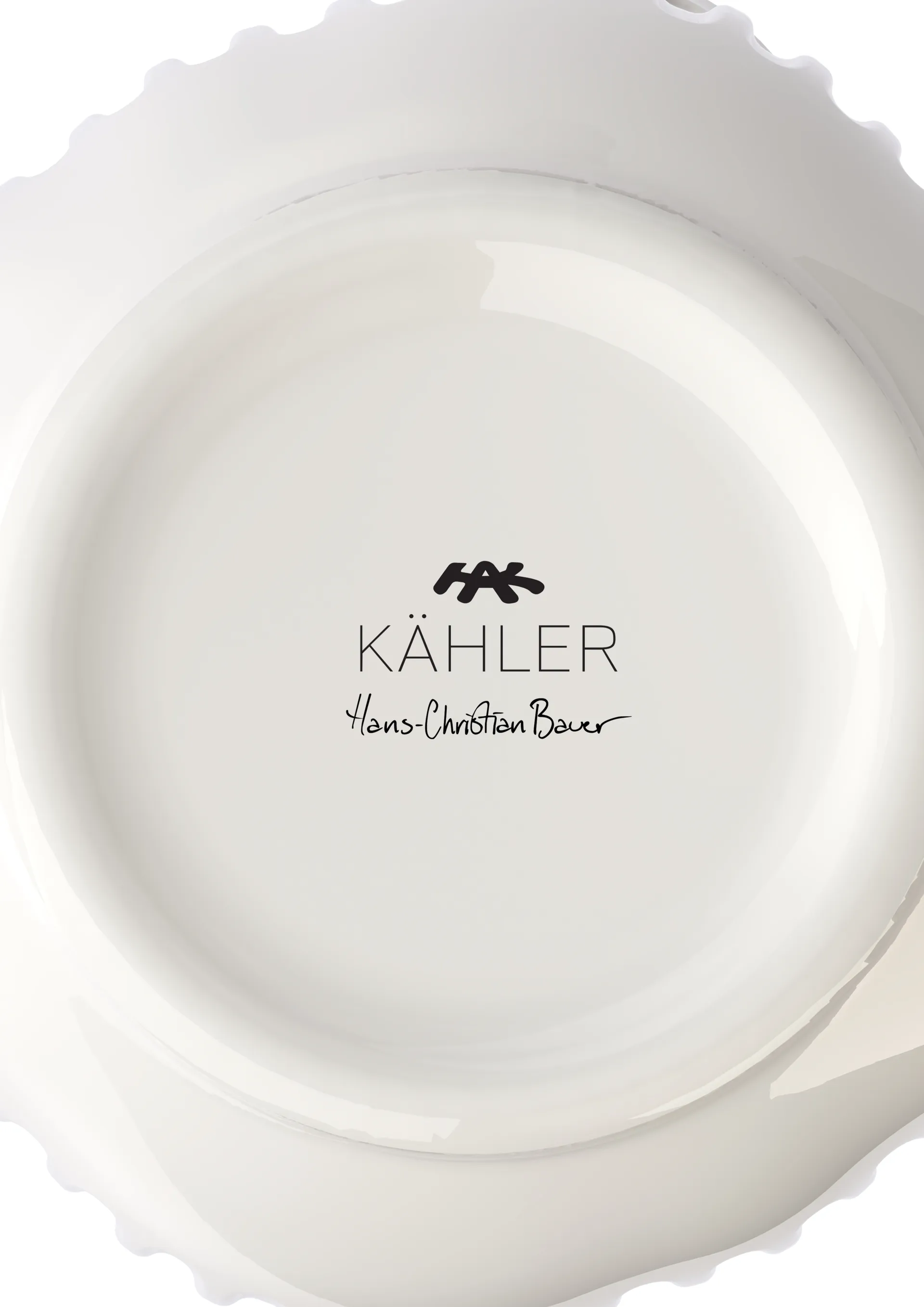 Hammershøi vase unfold, White, 20,5 cm Kähler