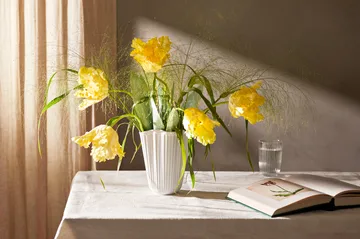 Hammershøi vase unfold - White, 20,5 cm - Kähler