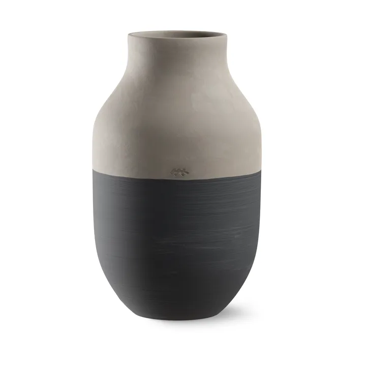 Omaggio Circulare Vase H31 cm - Anthracite grey - Kähler
