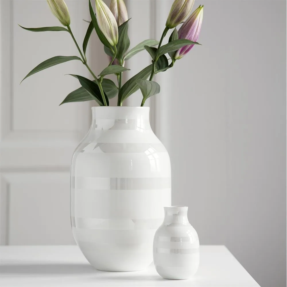 Omaggio vase pearl, large Kähler