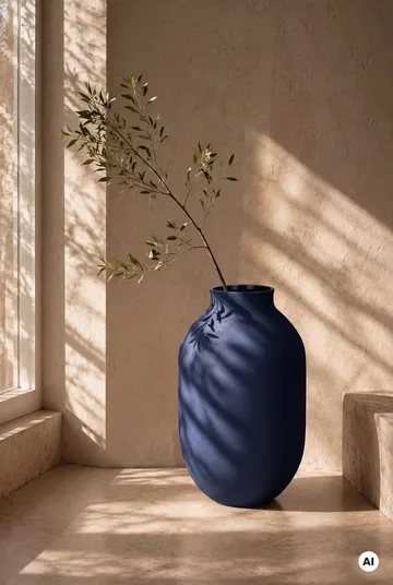 Studio Omaggio vase - Blue, 50 cm - Kähler