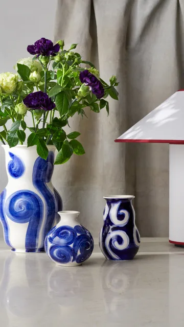 Tulle vase 22.5 cm - Blue - Kähler