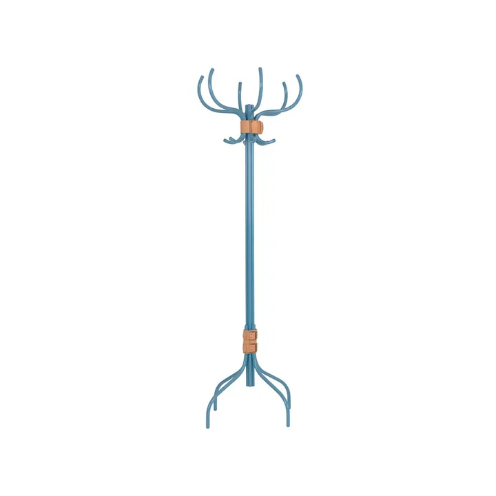 Babe coat rack - Blue-natural leather belt - Källemo