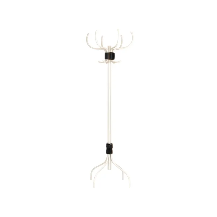 Babe coat rack - White-black leather belt - Källemo