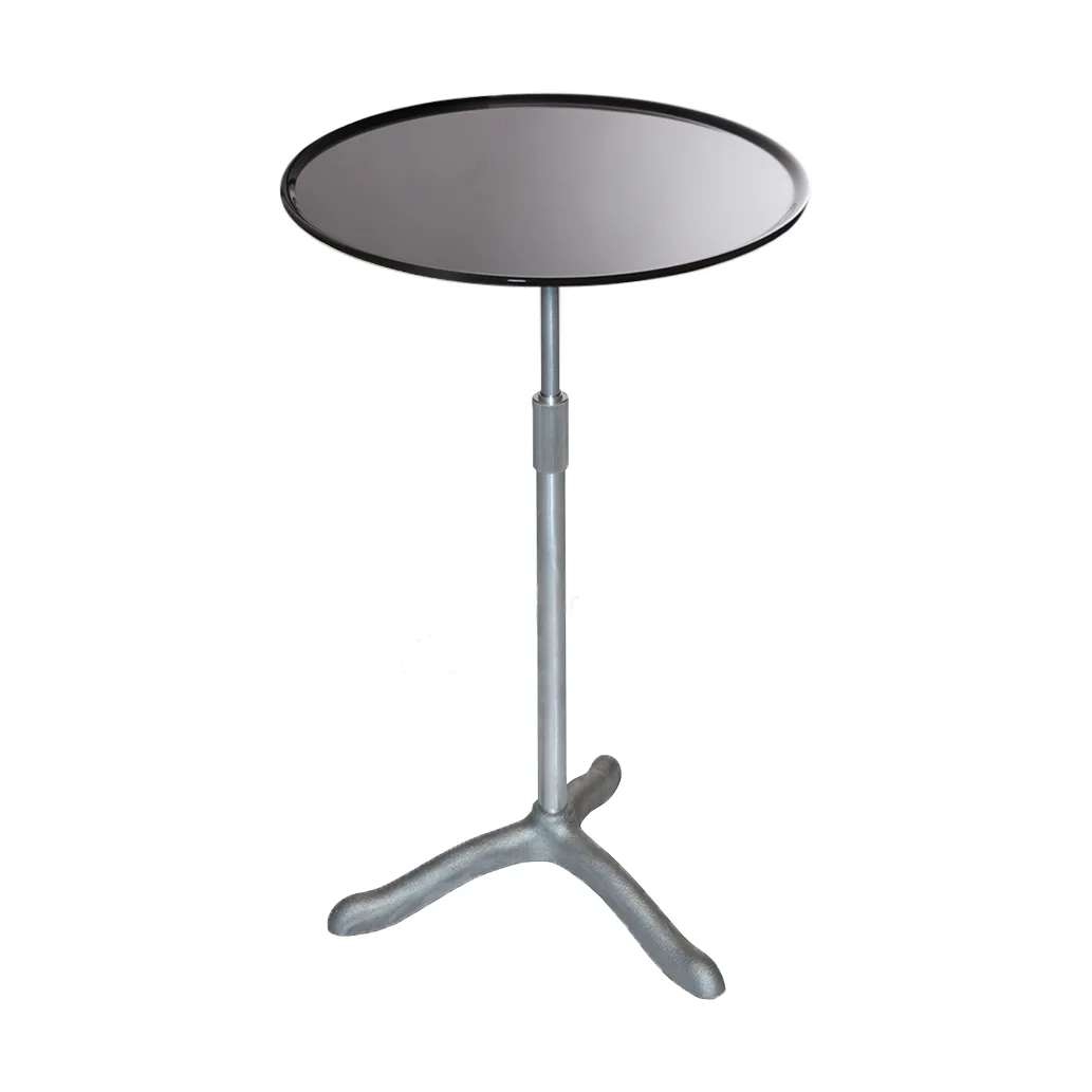 Cassis coffee table Ø37 cm, Aluminium-black Källemo