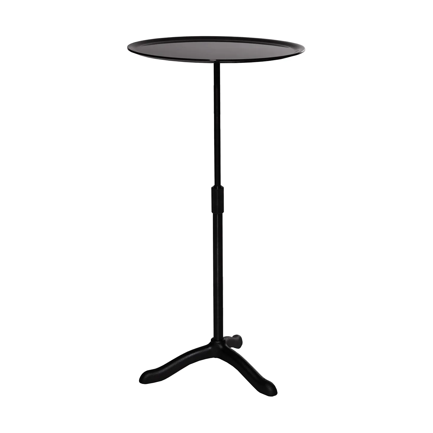 Cassis coffee table Ø37 cm, Black anodized aluminum-black Källemo