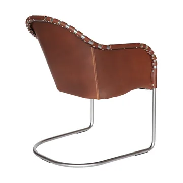 Ingo armchair - Cognac-matte chrome - Källemo