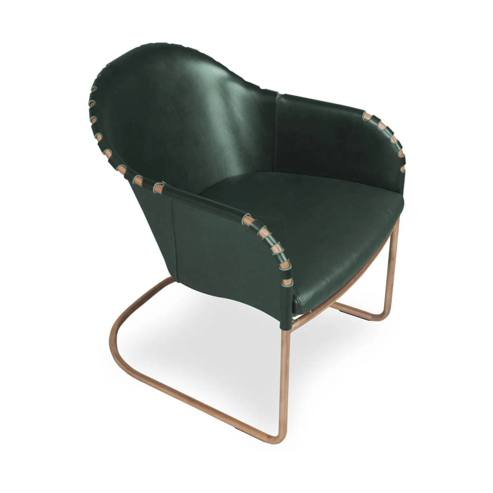 Ingo armchair, Green-copper treated Källemo