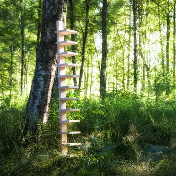 Pilaster wall shelf - Soap-treated birch - Källemo
