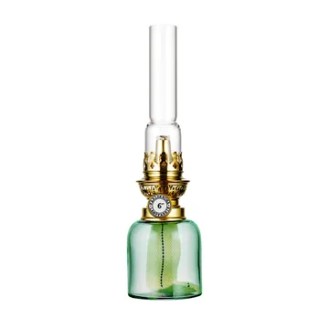 Koholmen paraffin lamp - jade green - Karlskrona Lampfabrik