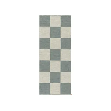 Checkerboard Icon rug 85x200 cm - Polarized Blue - Kasthall