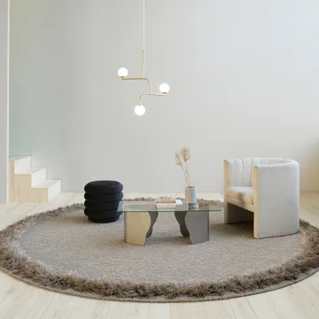 Feather Rug round - Heron 280 cm - Kasthall