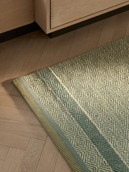 Goose Eye Anniversary rug, Minty fresh, 240x350 cm Kasthall
