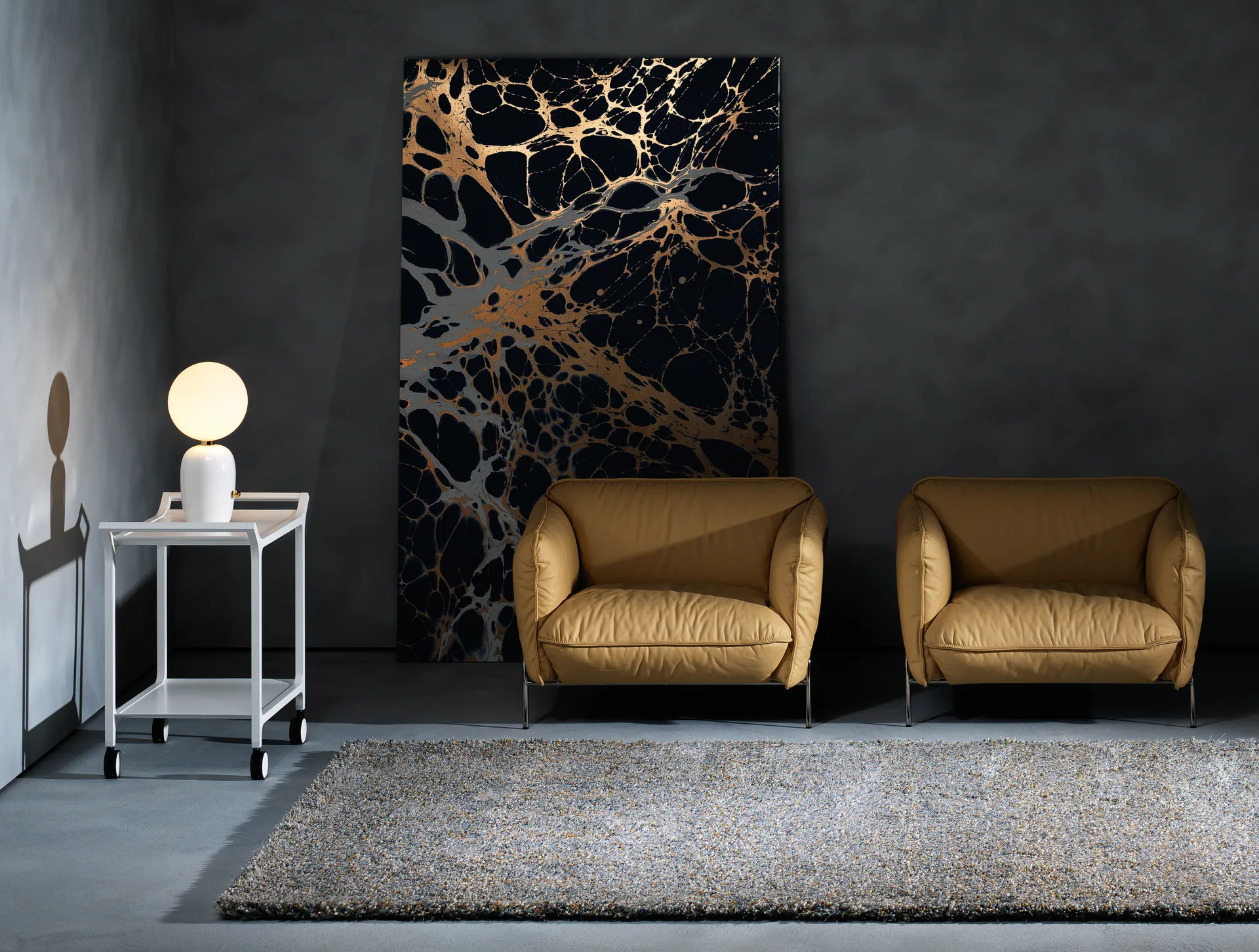 Tekla rug 200x300 cm, Icy Caramel Kasthall