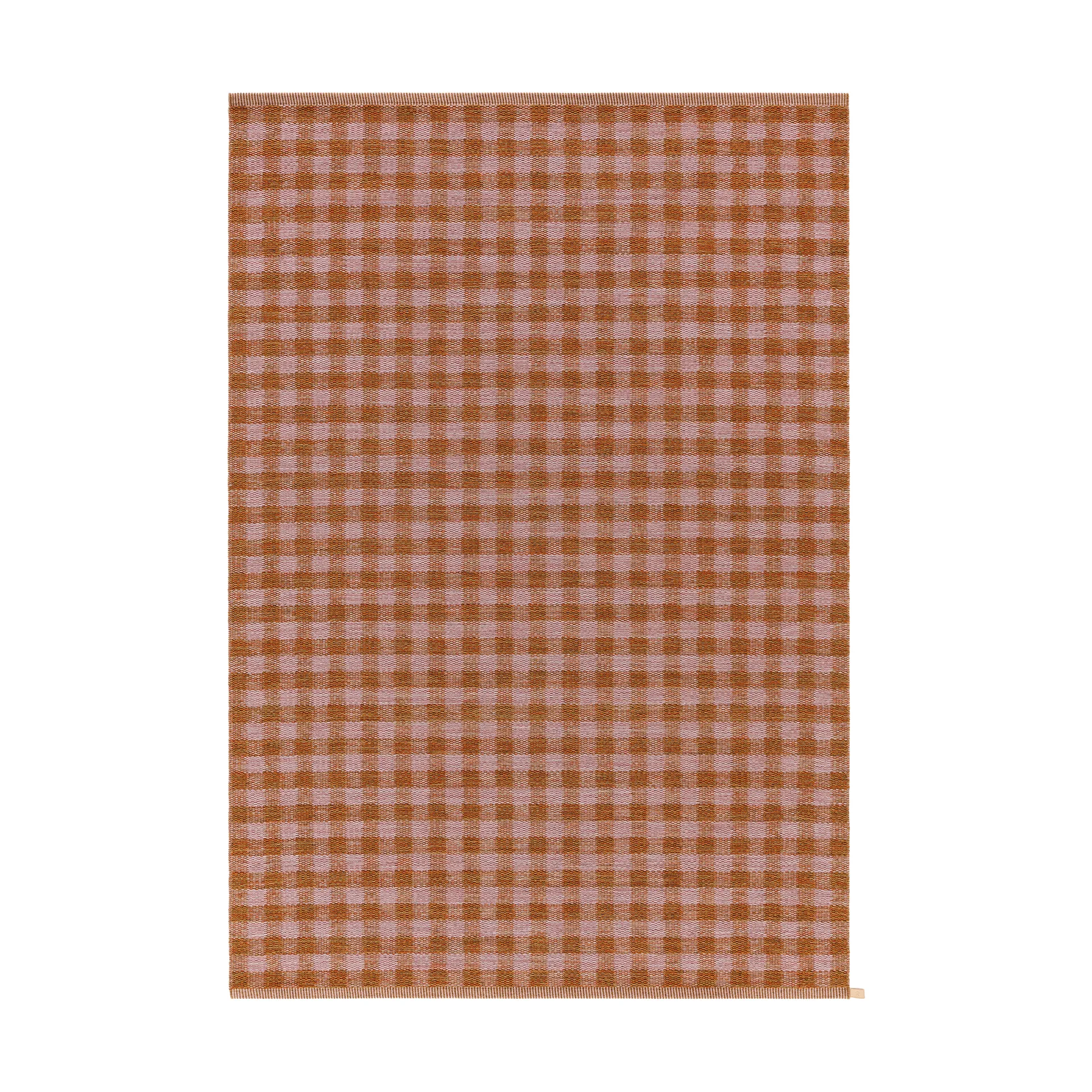 Vichy carpet 85x240 cm, Mango Peach 461 Kasthall