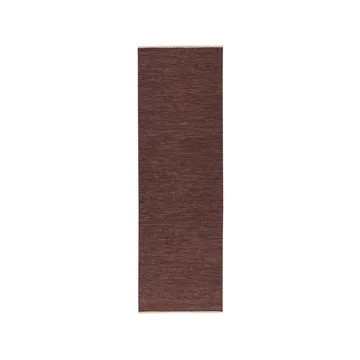 Allium hallway carpet 80 x 250 cm - Aubergine - Kateha