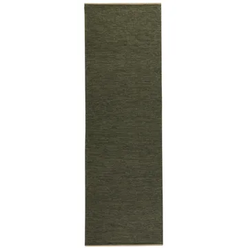 Allium hallway carpet 80 x 250 cm - dark green - Kateha