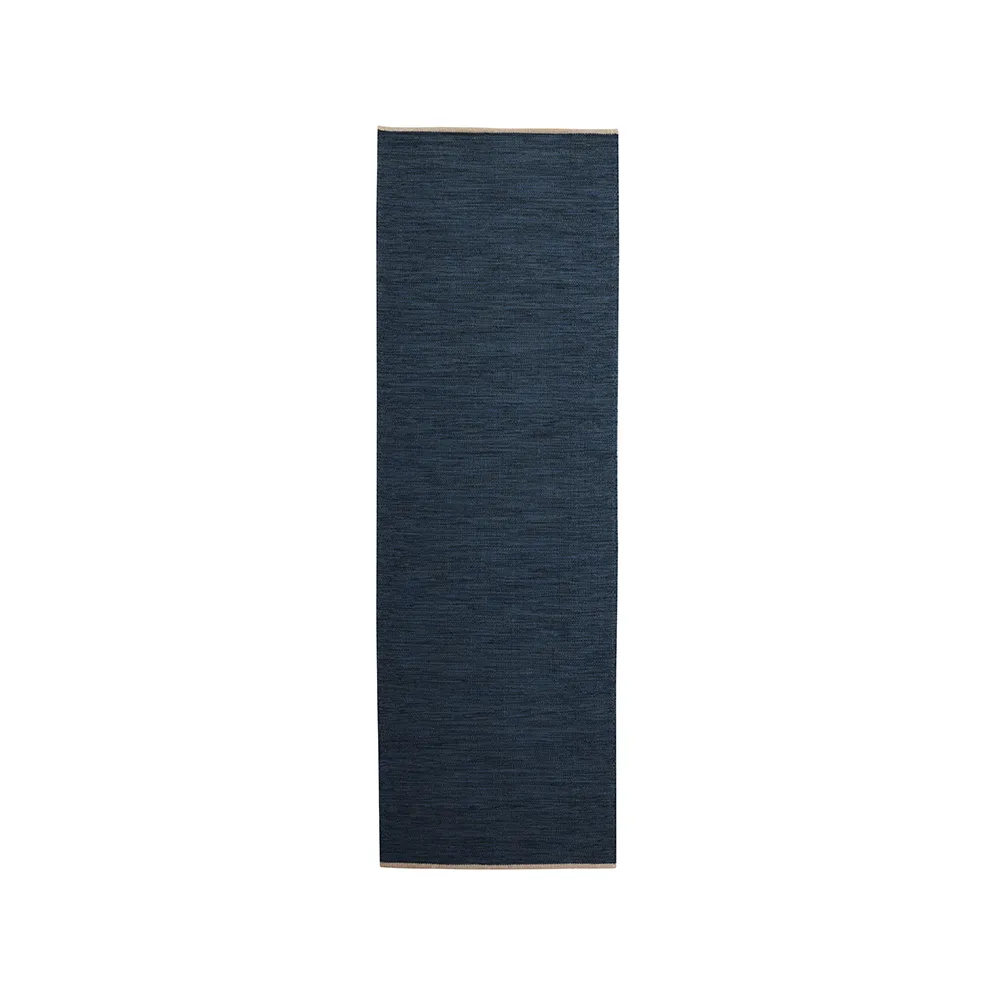 Allium hallway carpet 80 x 250 cm, Deep blue Kateha