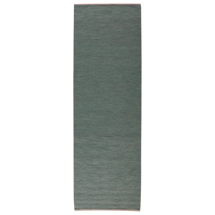 Allium hallway carpet 80 x 250 cm - matte green - Kateha