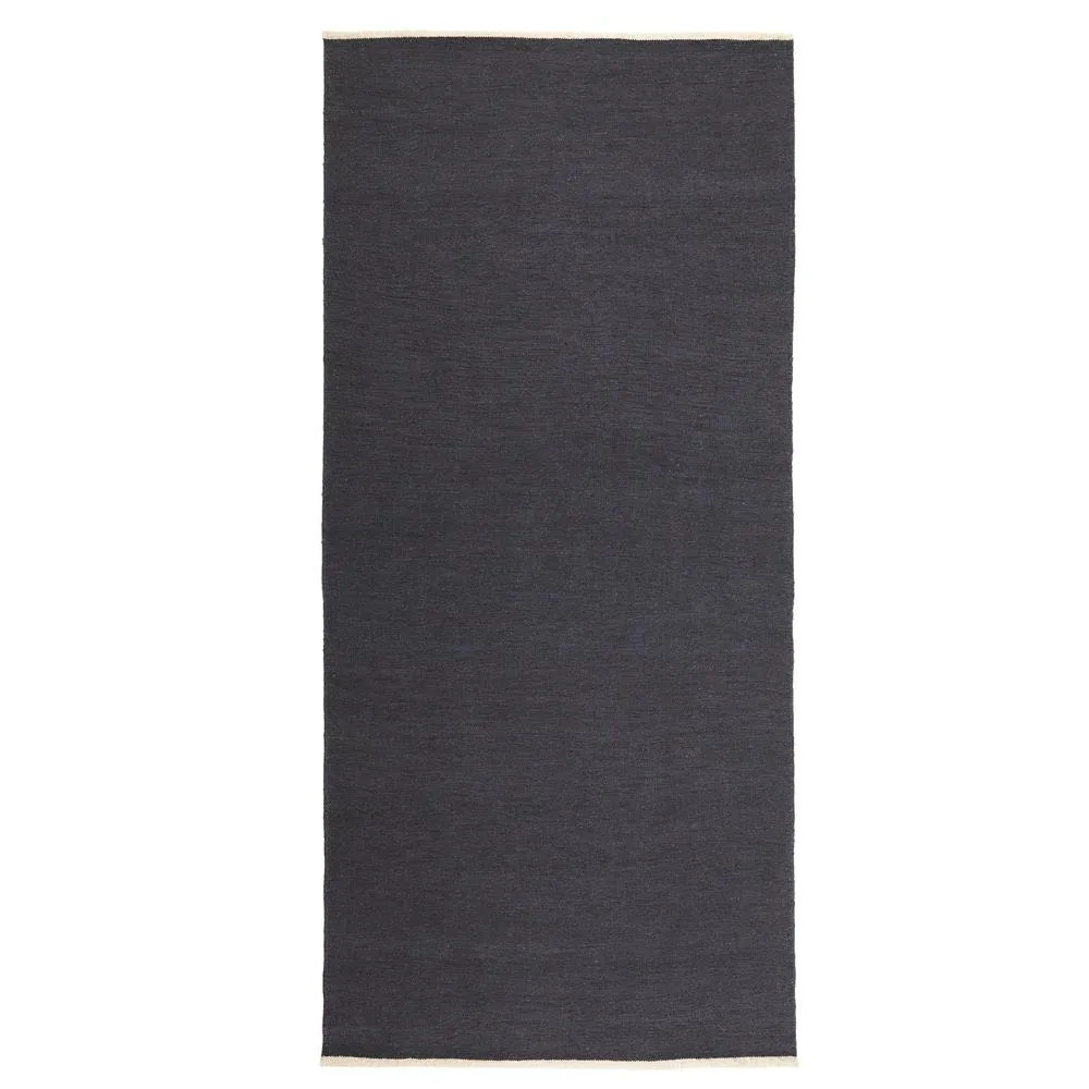 Allium hallway carpet 80 x 250 cm, Nearly black Kateha