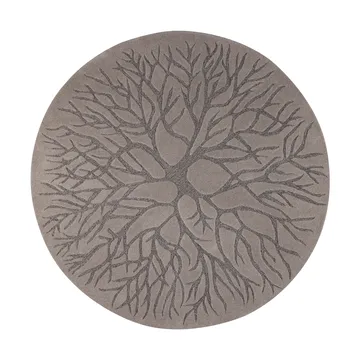 Birds nest hand woven rug Ø 220 cm - MD Brown - Kateha