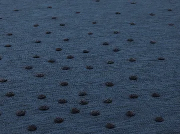 Bula runner rug - Deep Blue, 80x250 cm - Kateha