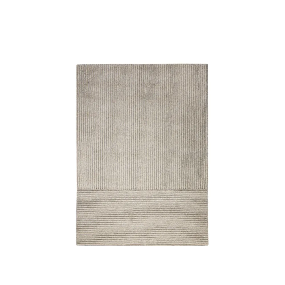 Dunes Straight rug, Light grey, 170x240 cm Kateha