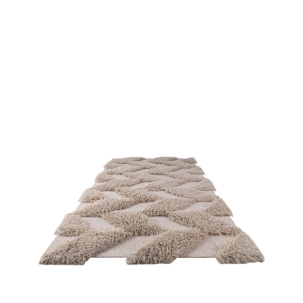 Herringbone Wild rug, Light beige, 170x240 cm Kateha