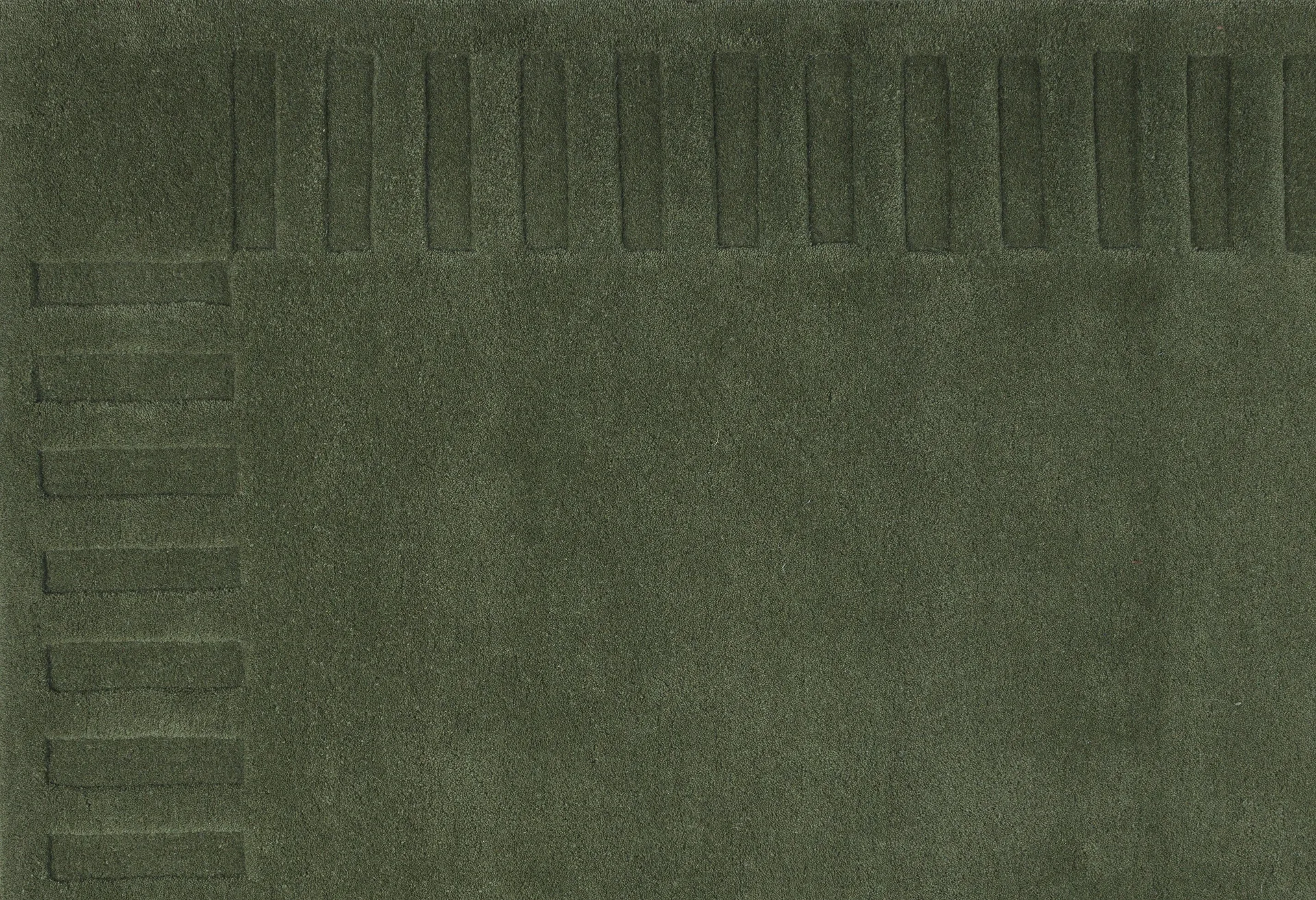 Lea original wool rug, Green-18, 170x240 cm Kateha