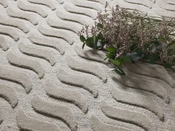 Mimic rug - Linen, 170x240 cm - Kateha