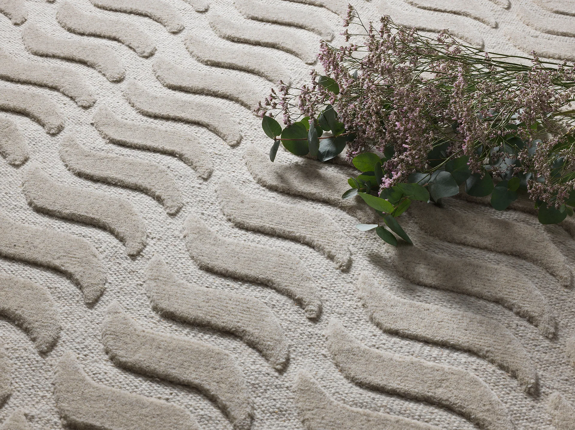 Mimic rug, Linen, 200x300 cm Kateha