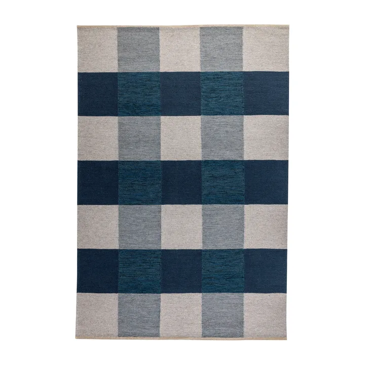 Night and Day handwoven rug 170x240 cm - Blue 170x240 cm - Kateha