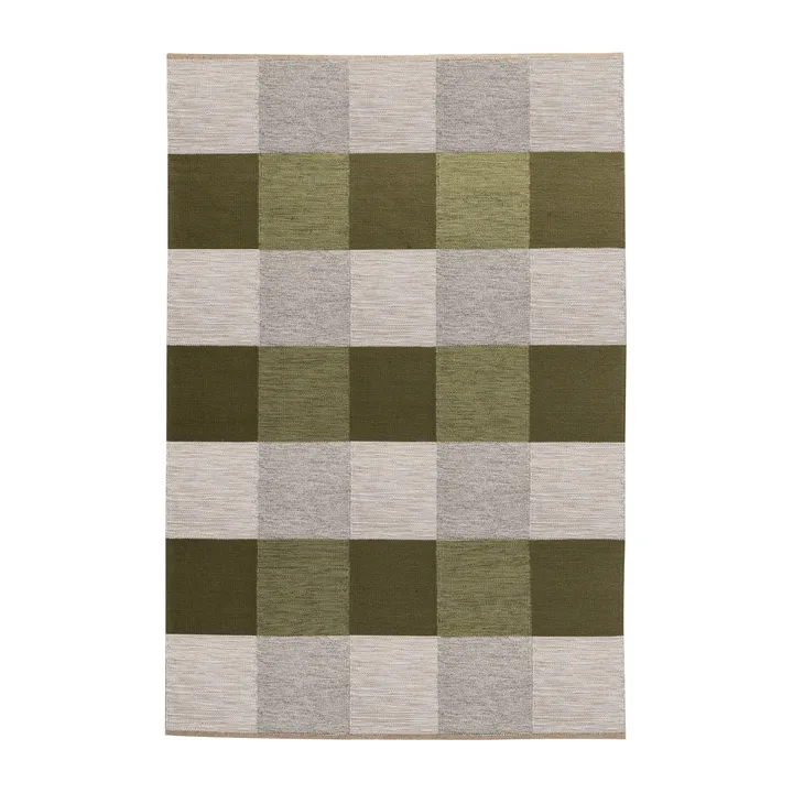 Night and Day handwoven rug 170x240 cm - Green 200x300 cm - Kateha