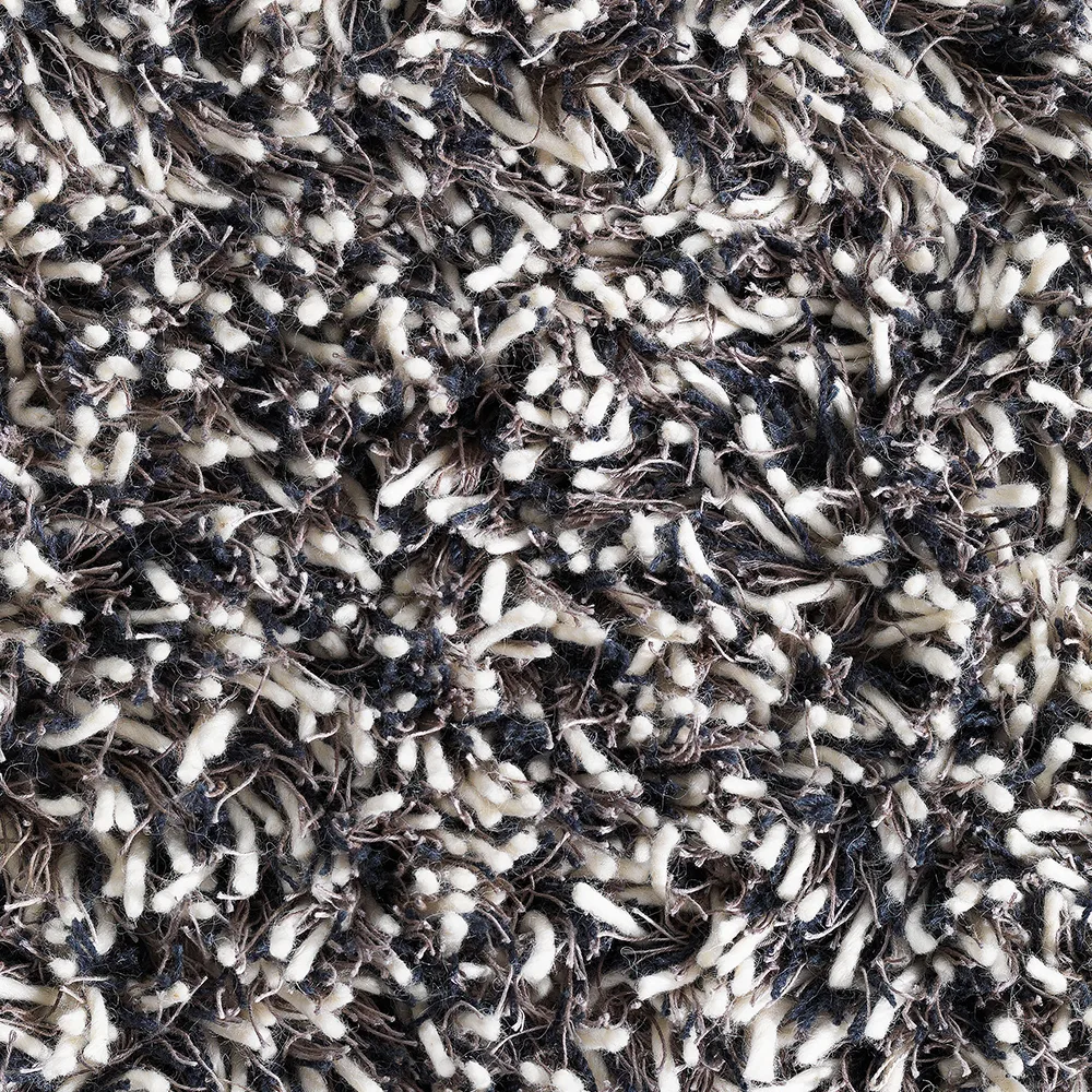 Shaggy rug, White/charcoal, 170x240 cm Kateha