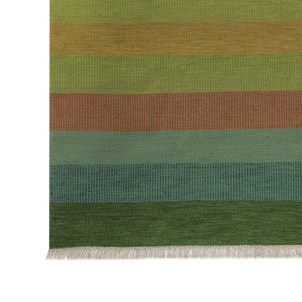 Tofta wave rug 170 x 240 cm, Green Kateha