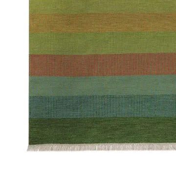 Tofta Wave rug 80x250 cm - green - Kateha