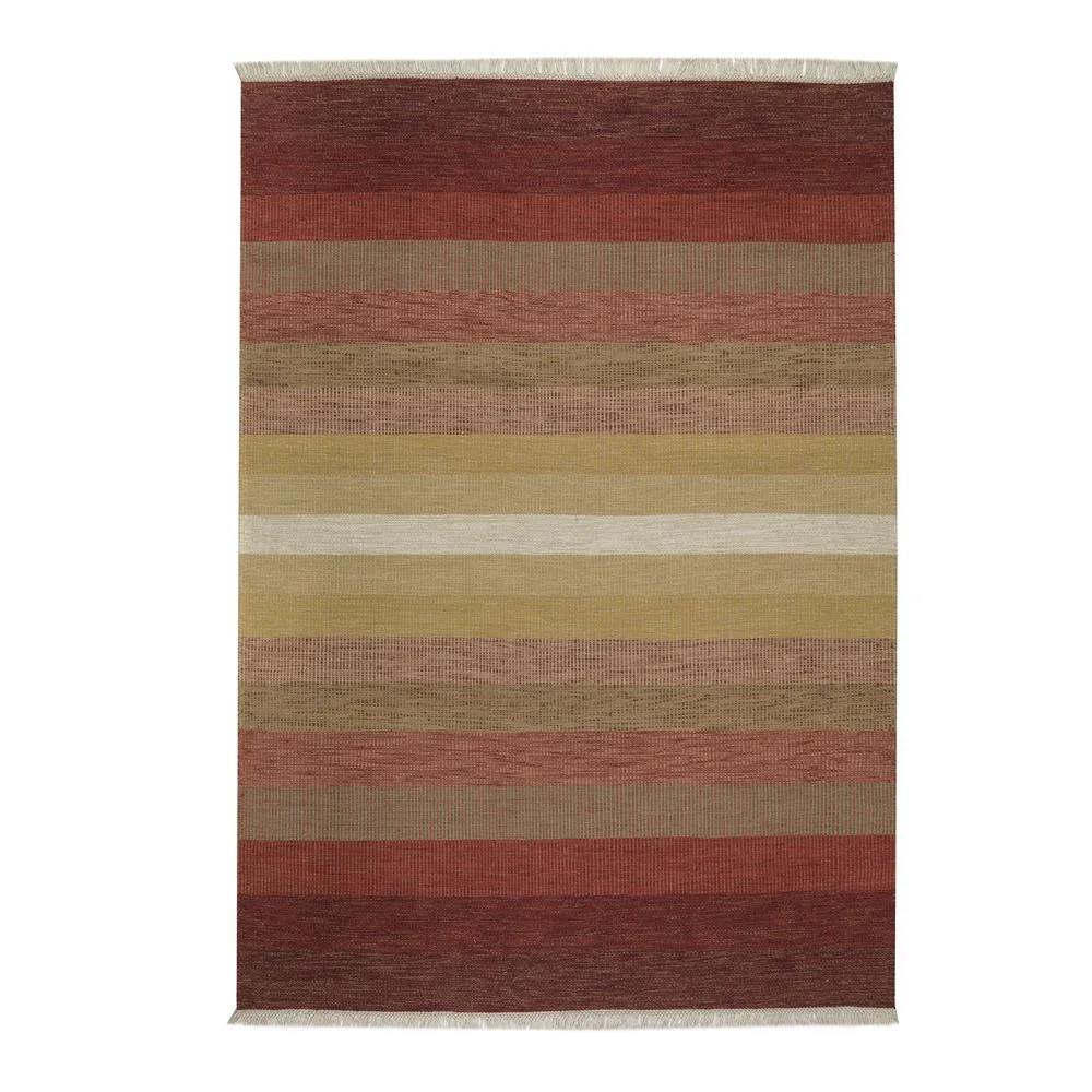 Tofta Wave rug 80x250 cm, red Kateha