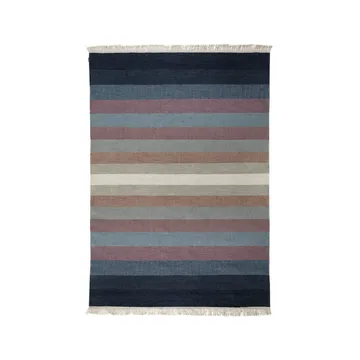 Tofta wave rug - Blue, 200x300 cm - Kateha