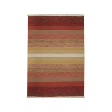 Tofta wave rug - Red, 200x300 cm - Kateha